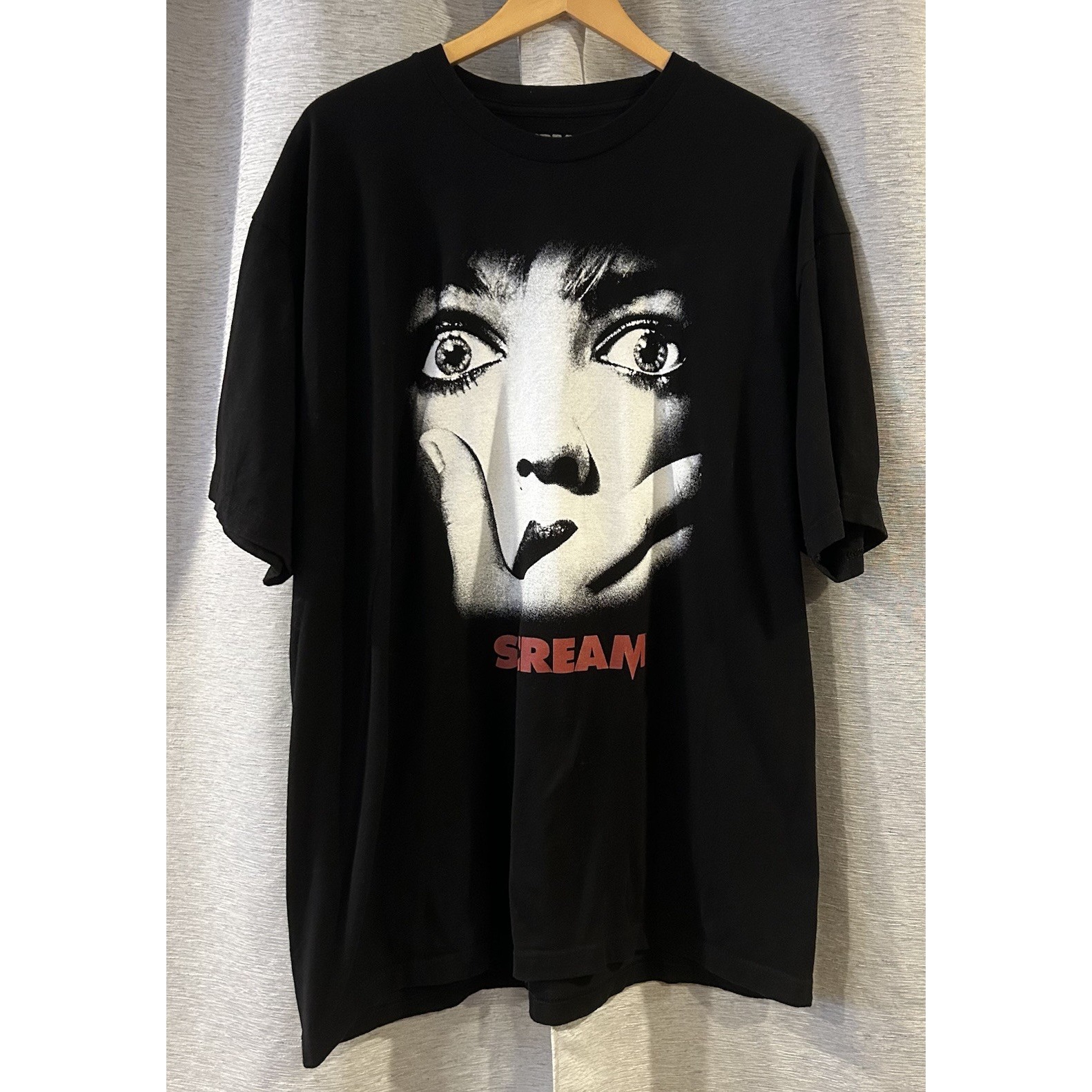 Scream Poster Horror Movie Black Men's Size 2xl